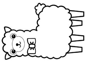 √ Alpaca Coloring Pages For Kids : Coloring Page For Adults And Kids