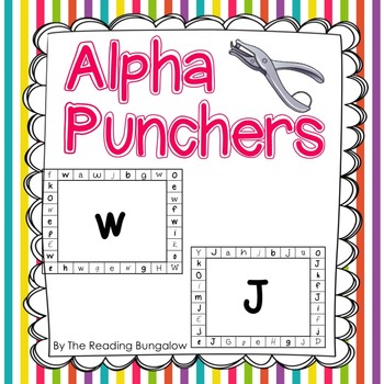 Preview of Alpha Punchers - Alphabet Sound Punch Cards