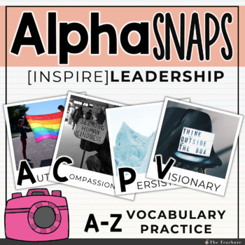 Preview of Alpha Snaps: A-Z Leadership Vocabulary