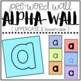 Alpha Word Wall ( Pre-Word Wall ) - For Young Learners