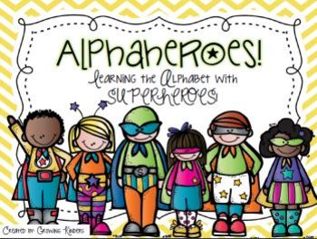 Preview of AlphaHeroes! Learning the Alphabet with Superheroes!