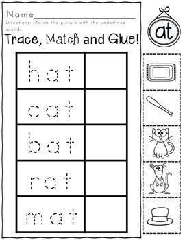 Word Family Alphabet Match Freebie by First Grade Friendly Frogs