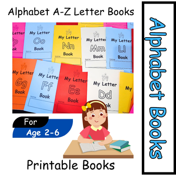 Alphabet A-Z Letter Books by Ishka Ikram | TPT