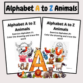 Alphabet A to Z Animals