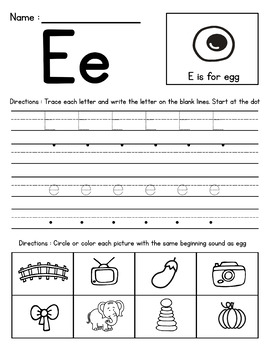 Alphabet ABC Handwriting Practice by MissMissG | TpT