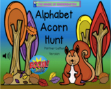 Alphabet Acorn Hunt (Partner Letter Version) Boom Cards