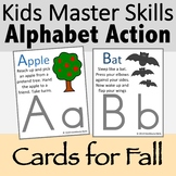Alphabet Movement Cards for Fall