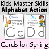 Alphabet Movement Cards for Spring