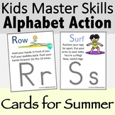 Alphabet Movement Cards for Summer