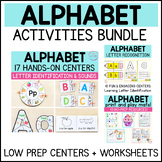 Preview of Alphabet Activities Bundle - Letter Recognition & Beginning Sounds Centers