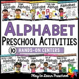 Alphabet Activities Hands-On Letter Literacy Centers for P