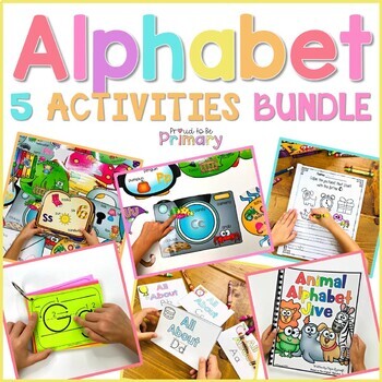 Preview of Letter Sound & Phonics Activities - Alphabet Readers, Posters, Song Book