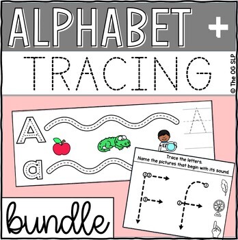 Preview of Alphabet Activities BUNDLE: Tracing, Letter Formation, and Fine Motor Practice