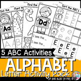 Alphabet Activities Bundle - Hands On Uppercase and Lowerc