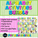 Alphabet Activities Bundle for Letter Sounds and Letter Re