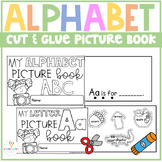 Alphabet Cut & Glue Picture Book & Beginning Sounds | ABC 