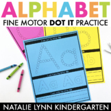 Alphabet Activities Fine Motor Mats: Dot It Cotton Swab Painting