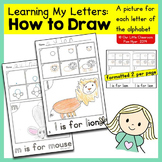 Alphabet Activities: How to Draw