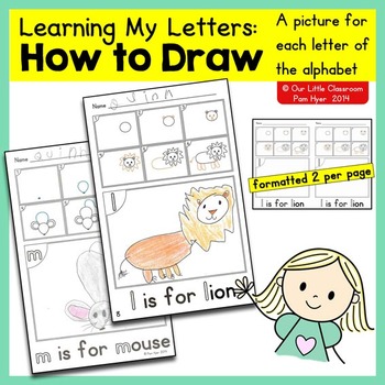 Preview of Alphabet Activities: How to Draw