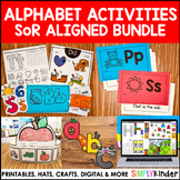 Alphabet Activities Kindergarten Bundle, Printable, Hats, 