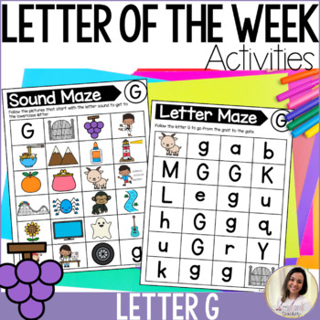 Alphabet Intervention Morning Bins Letter of the Week Activities for ...