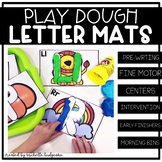 Alphabet Activities | Letter Play Dough Mats | Fine Motor