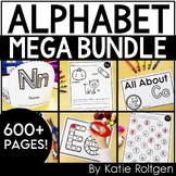 Preview of Alphabet Activities for Kindergarten and Preschool Mega Bundle
