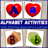 Alphabet Activities | Uppercase and Lowercase Matching