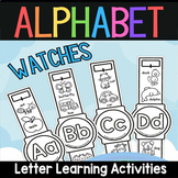 Alphabet Activities Watches | Alphabet Letter Recognition,