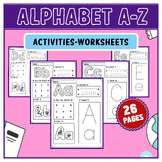 Alphabet Activities Worksheets A-Z