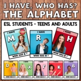 Alphabet Activities for ESL Students | I Have, Who Has? | 