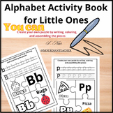 Alphabet Activity Book for Little , writing, coloring, and