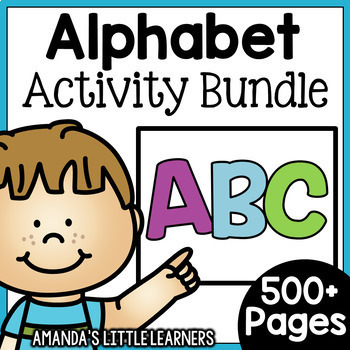 Preview of Alphabet Activity Bundle - Letters A-Z