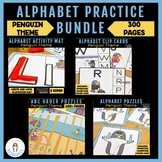 Alphabet Practice Activity Bundle | Penguin Theme