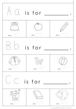 Alphabet Activity Cards by Miss Jelena's Classroom | TpT