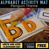 Alphabet Activity Mat Freebie (includes Playdough and Wipe