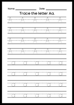 Alphabet Activity Pages Letter Aa Kindergarten Worksheets for Kids