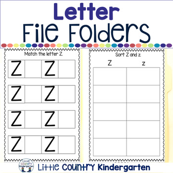 Alphabet Adapted Books: Letter Z by Little Country Kindergarten | TpT