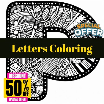 Preview of Alphabet Adventure: Engaging Letters Coloring Activity for Kids Letter P