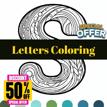 Preview of Alphabet Adventure: Engaging Letters Coloring Activity for Kids Letter S