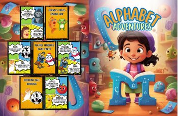 Preview of Alphabet Adventures A Comic Journey Through Letters