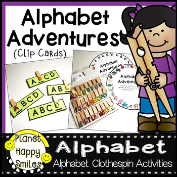 Preview of Alphabet, Shape, Number, and Color Clip Cards