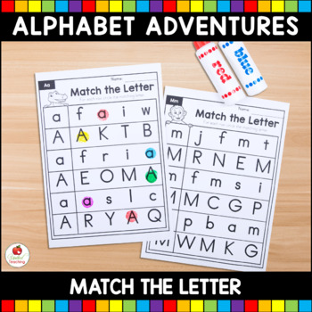 Alphabet Adventures - Match the Letter Bundle by United Teaching