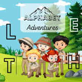 Alphabet Adventures: No Trace Simple Line Letters L, T, I,