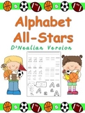 Alphabet All-Stars Handwriting Practice for Kindergarten- 