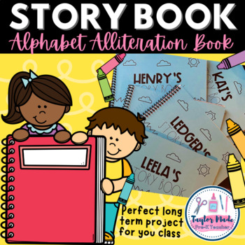 Preview of Alphabet Alliteration Story Book