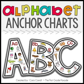 Preview of Alphabet Anchor Charts