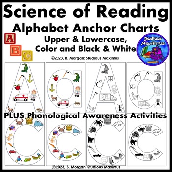 Preview of Alphabet Anchor Charts & Interactive Activities. Science of Reading.