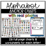 Alphabet Anchor Charts or Posters with Real Photos