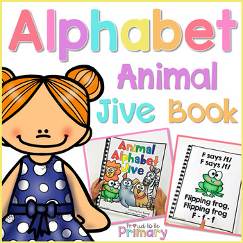 Preview of Alphabet Animal Jive Song Book - Literacy Center - Small Group Activities